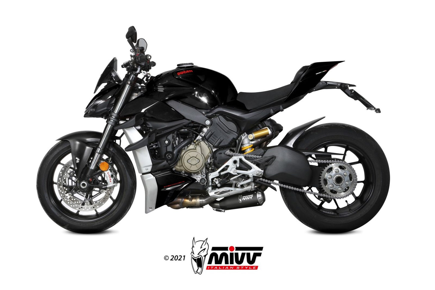 Mivv 2 SLIP-ON DUCATI STREETFIGHTER V4 2020 > 2021