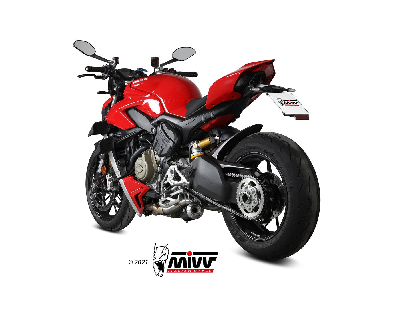 Mivv 2 SLIP-ON DUCATI STREETFIGHTER V4 2020 > 2021