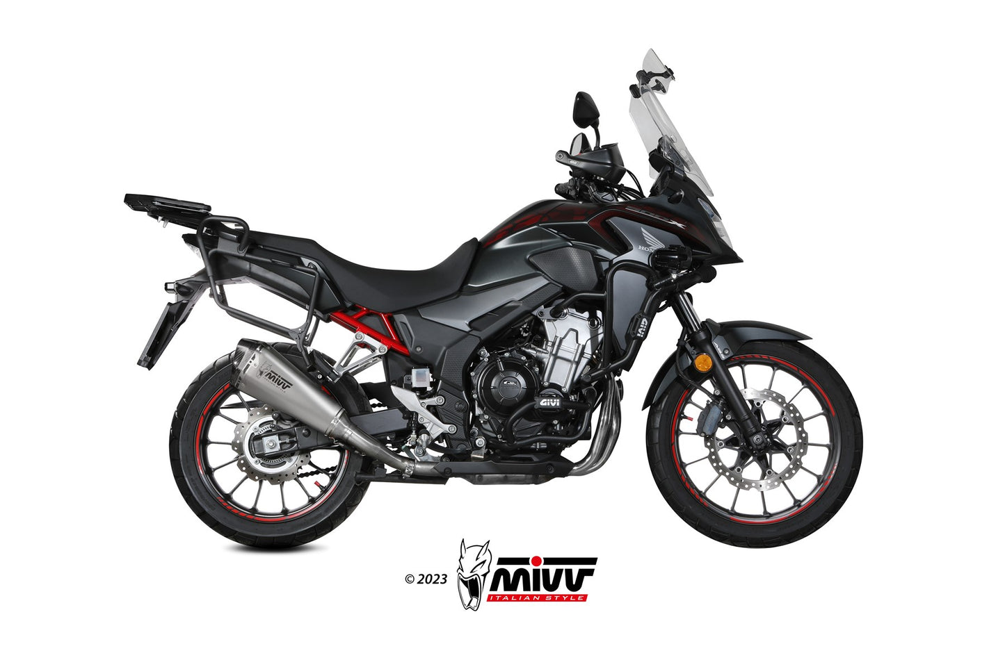 Mivv SLIP-ON HONDA CB 500 X 2021 > 2023