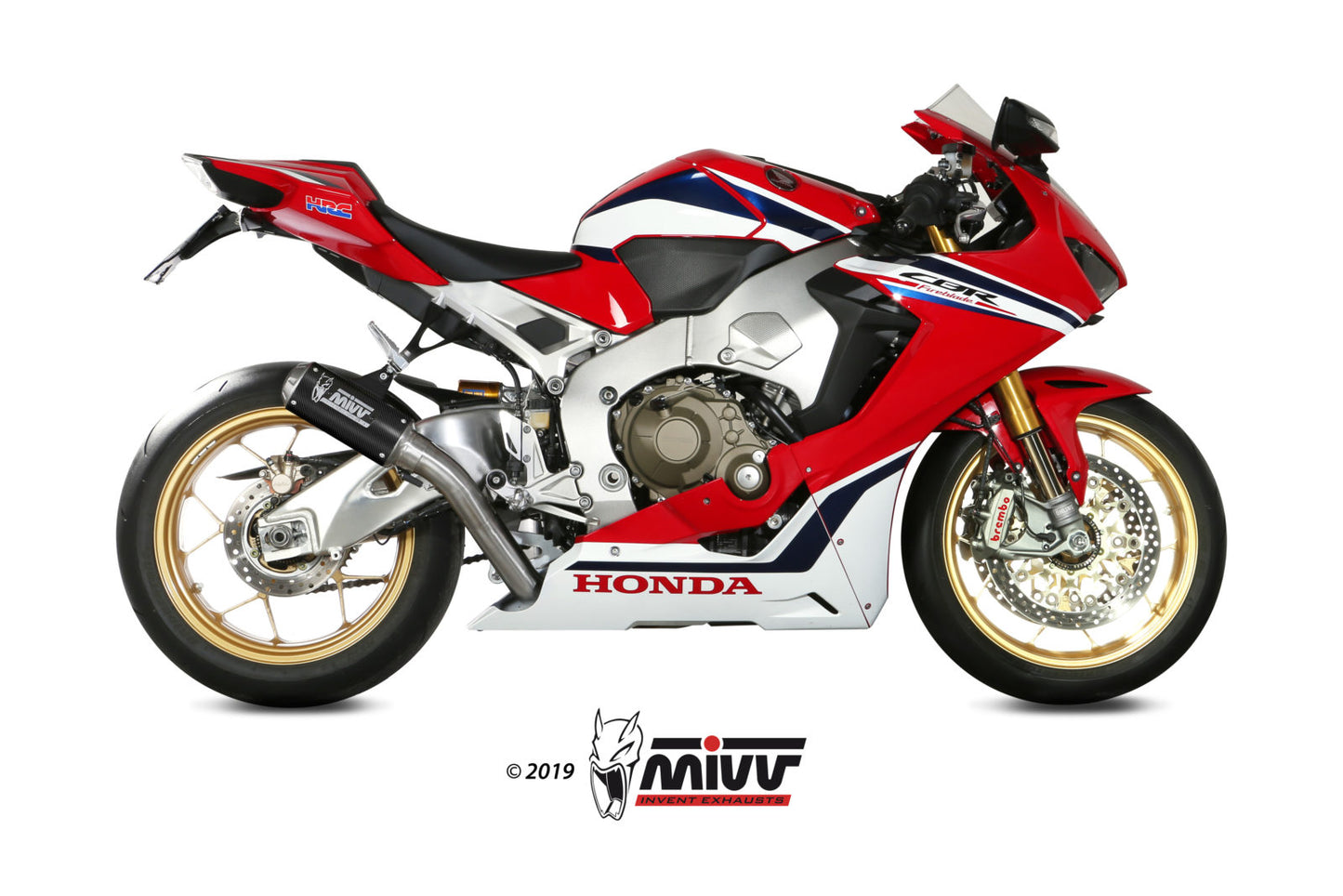 Mivv SLIP-ON HONDA CBR 1000 RR 2017 > 2019