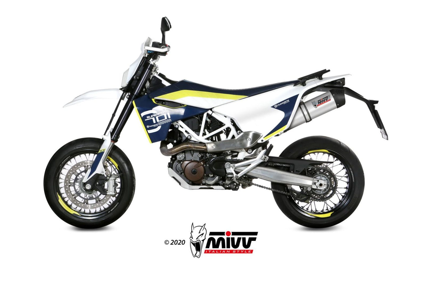 Mivv SLIP-ON HUSQVARNA 701 ENDURO / SUPERMOTO 2017 >2020