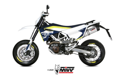 Mivv SLIP-ON HUSQVARNA 701 ENDURO / SUPERMOTO 2017 >2020