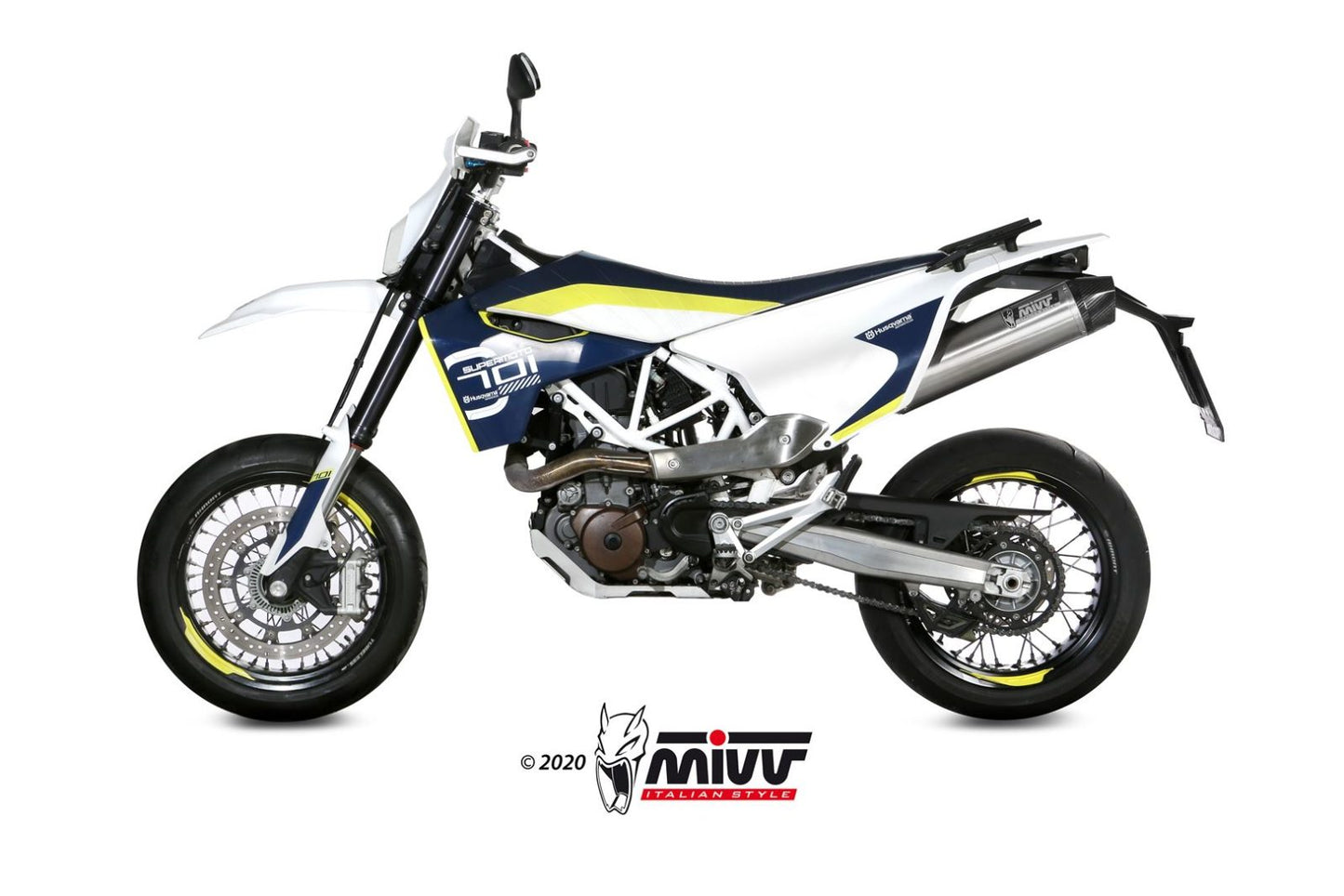 Mivv SLIP-ON HUSQVARNA 701 ENDURO / SUPERMOTO 2017 >2020