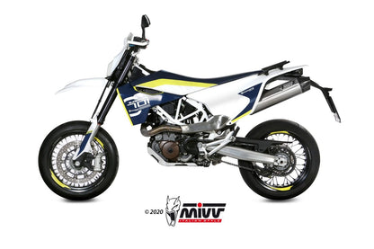Mivv SLIP-ON HUSQVARNA 701 ENDURO / SUPERMOTO 2017 >2020