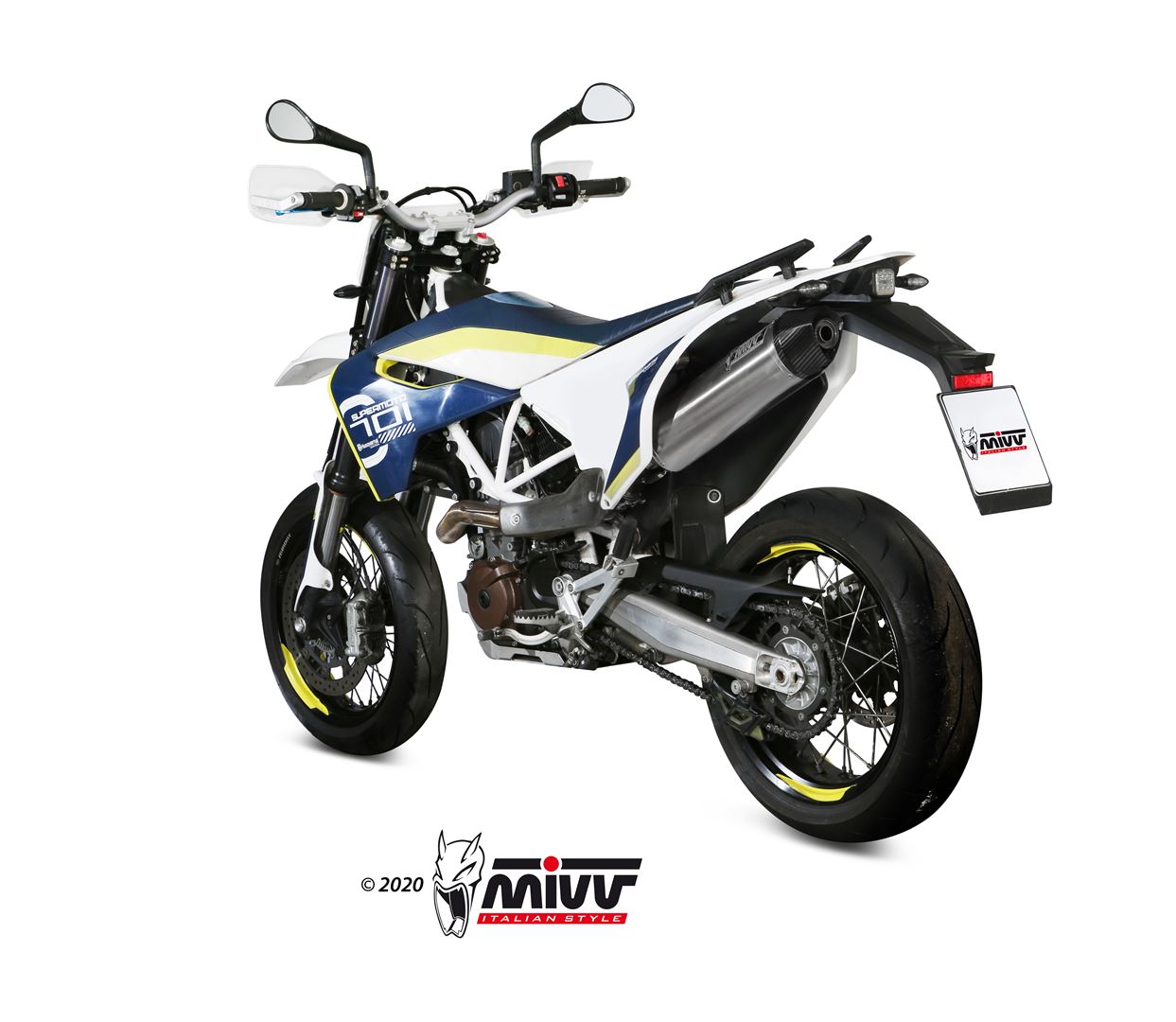 Mivv SLIP-ON HUSQVARNA 701 ENDURO / SUPERMOTO 2017 >2020