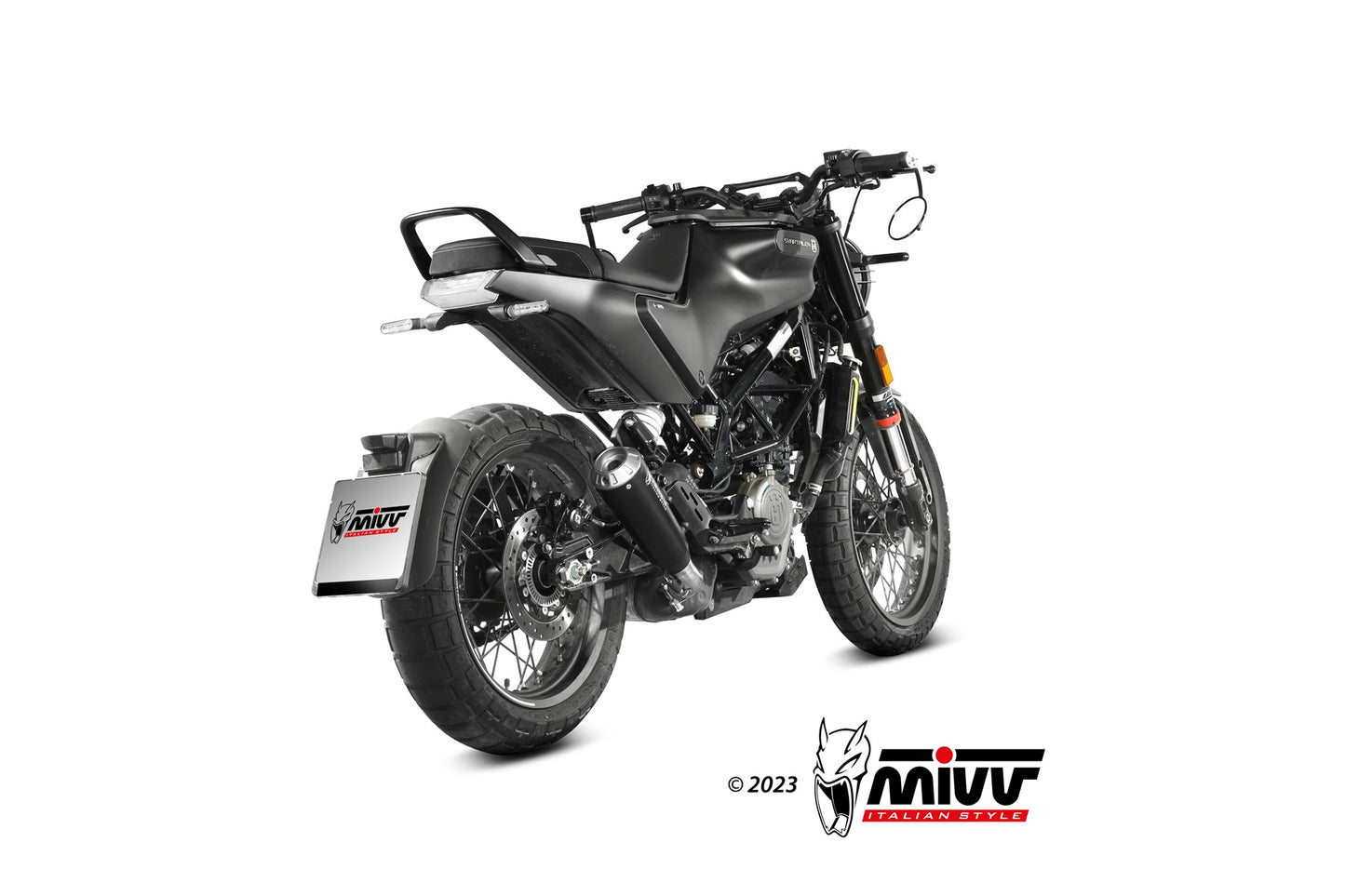 Mivv SLIP-ON HUSQVARNA SVARTPILEN 125 2021 > 2023