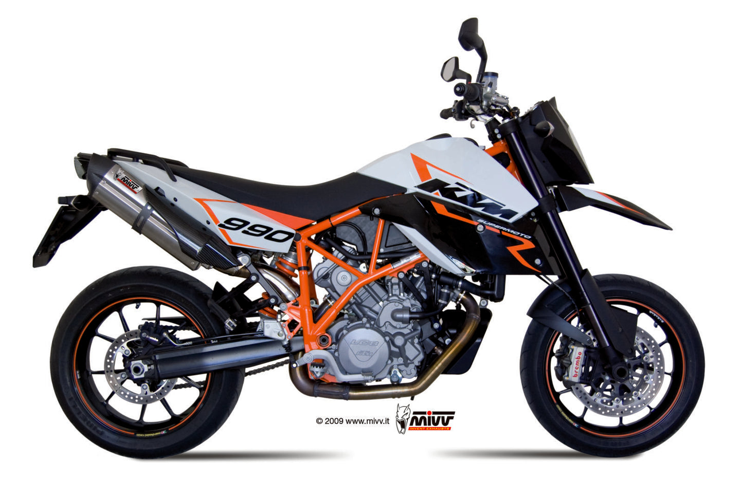 Mivv 2 BOLT-ON KTM 950 SM  KTM 990 SM/SMR
