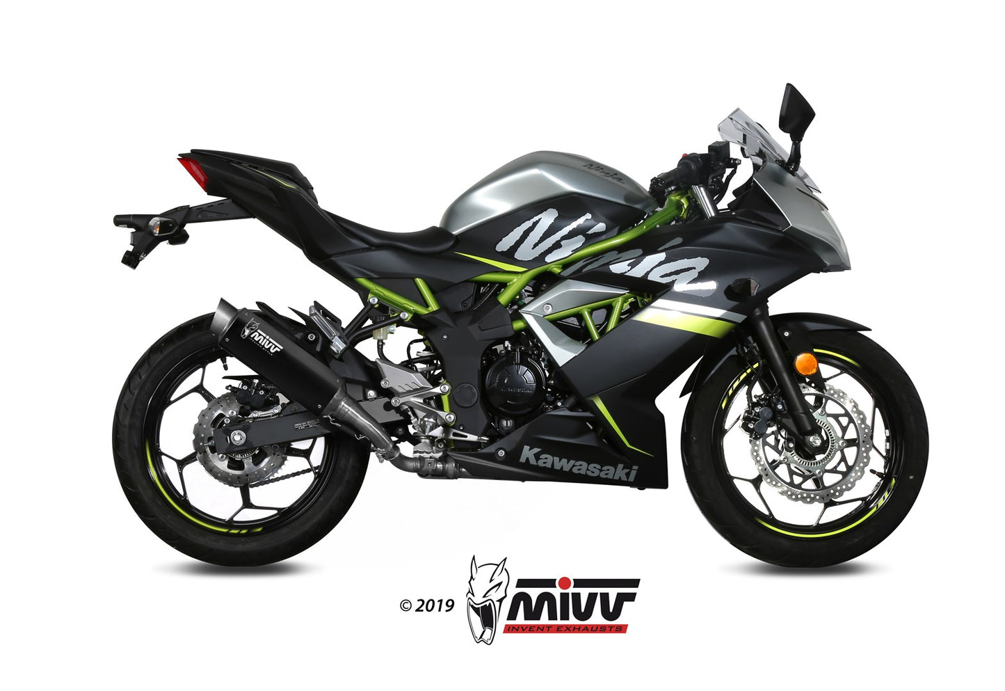 Mivv SLIP-ON KAWASAKI NINJA 125 2019 >