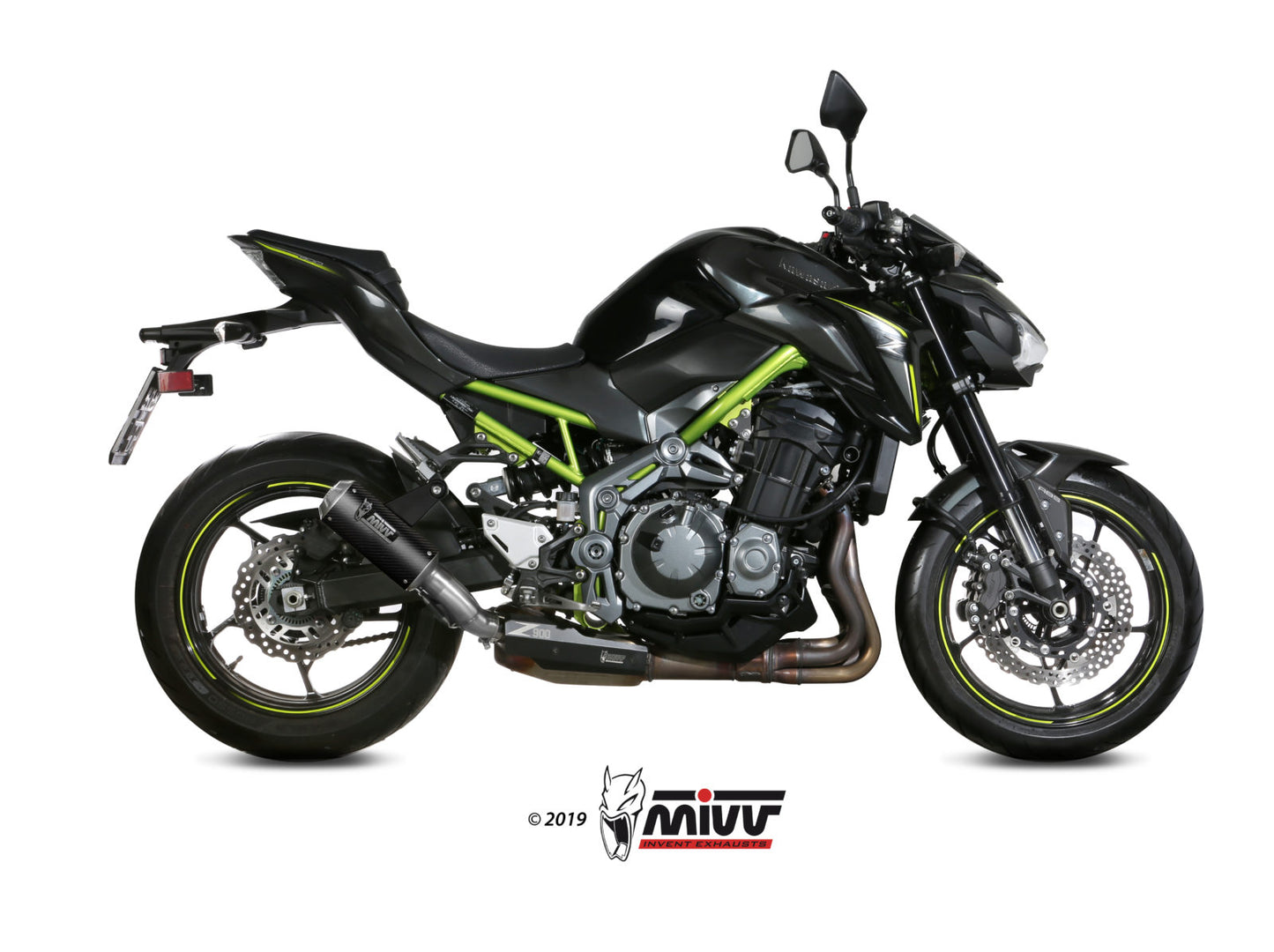 Mivv SLIP-ON KAWASAKI Z900 2017 > 2019