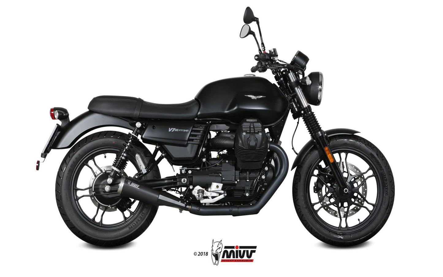 Mivv 2 SLIP-ON MOTO GUZZI V7 III 2017 >