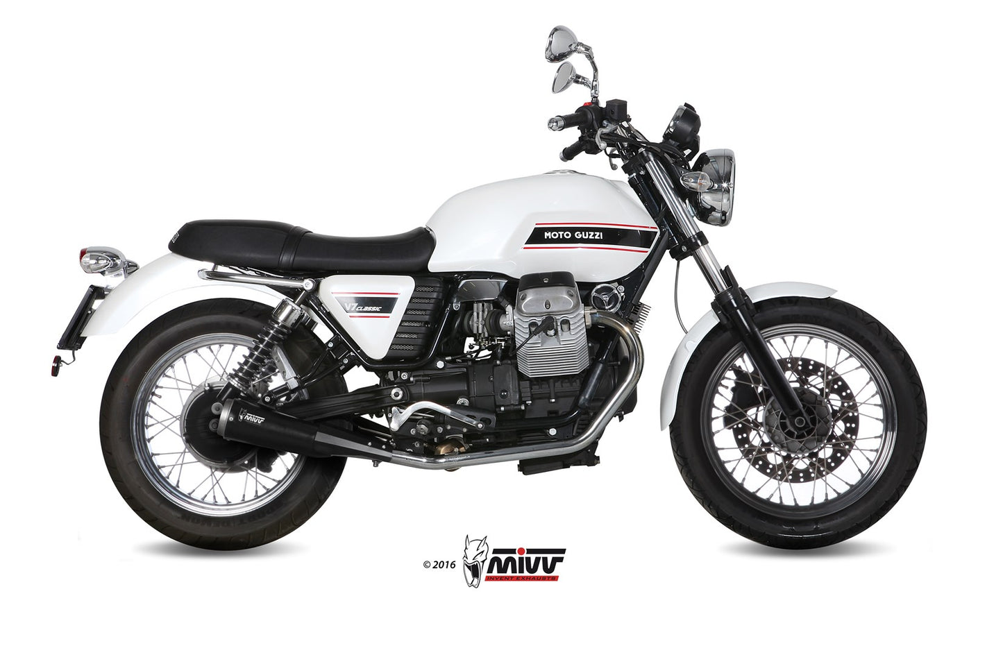Mivv 2 SLIP-ON MOTO GUZZI V7 CLASSIC / SPECIAL 2008 >