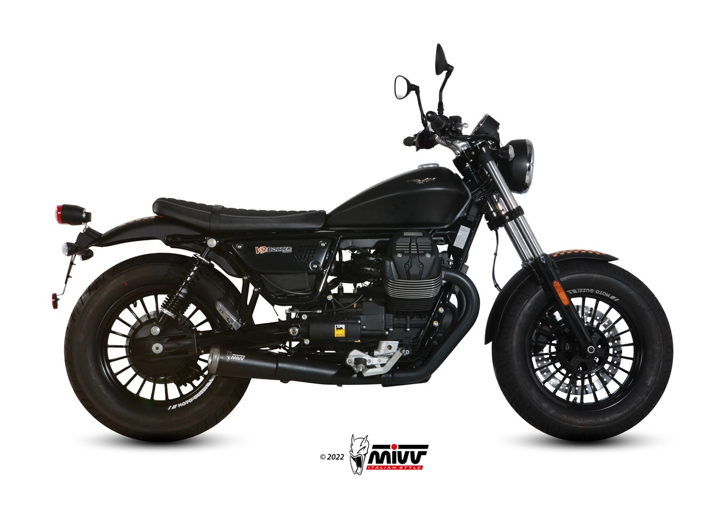 Mivv 2 SLIP-ON MOTO GUZZI V9 BOBBER / ROAMER 2016 >