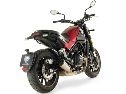 Remus Classic Sport stainless steel matt omologated slip-on Benelli Leoncino 500 2017-2020