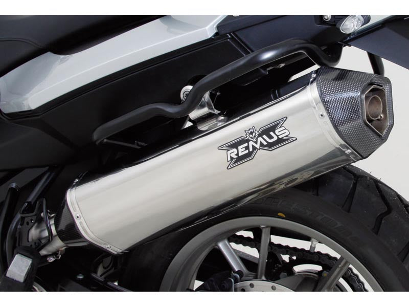 Remus Hexacone EC approved titanium slip-on for BMW F 800 GS 2008-2011