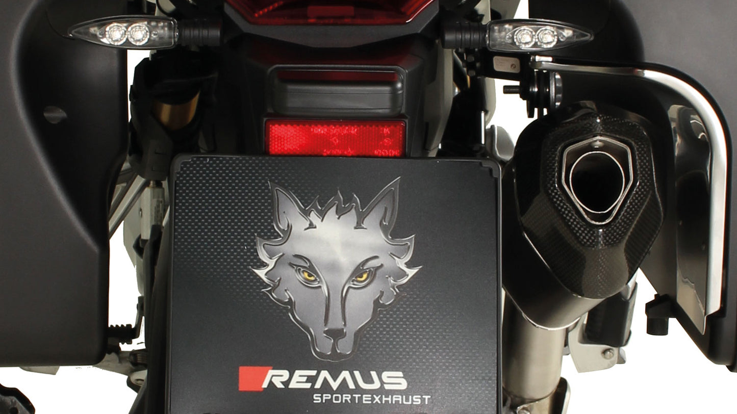 Remus Black Hawk EC approved slip-on for BMW F 750 GS 2018-2022