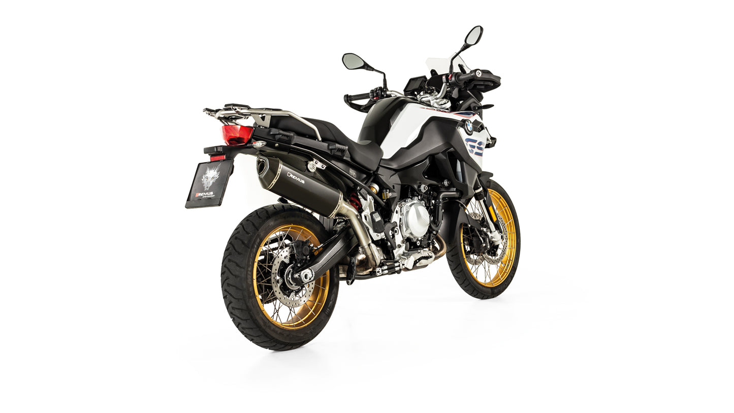Remus Black Hawk EC approved slip-on for BMW F 850 GS 2018-2022