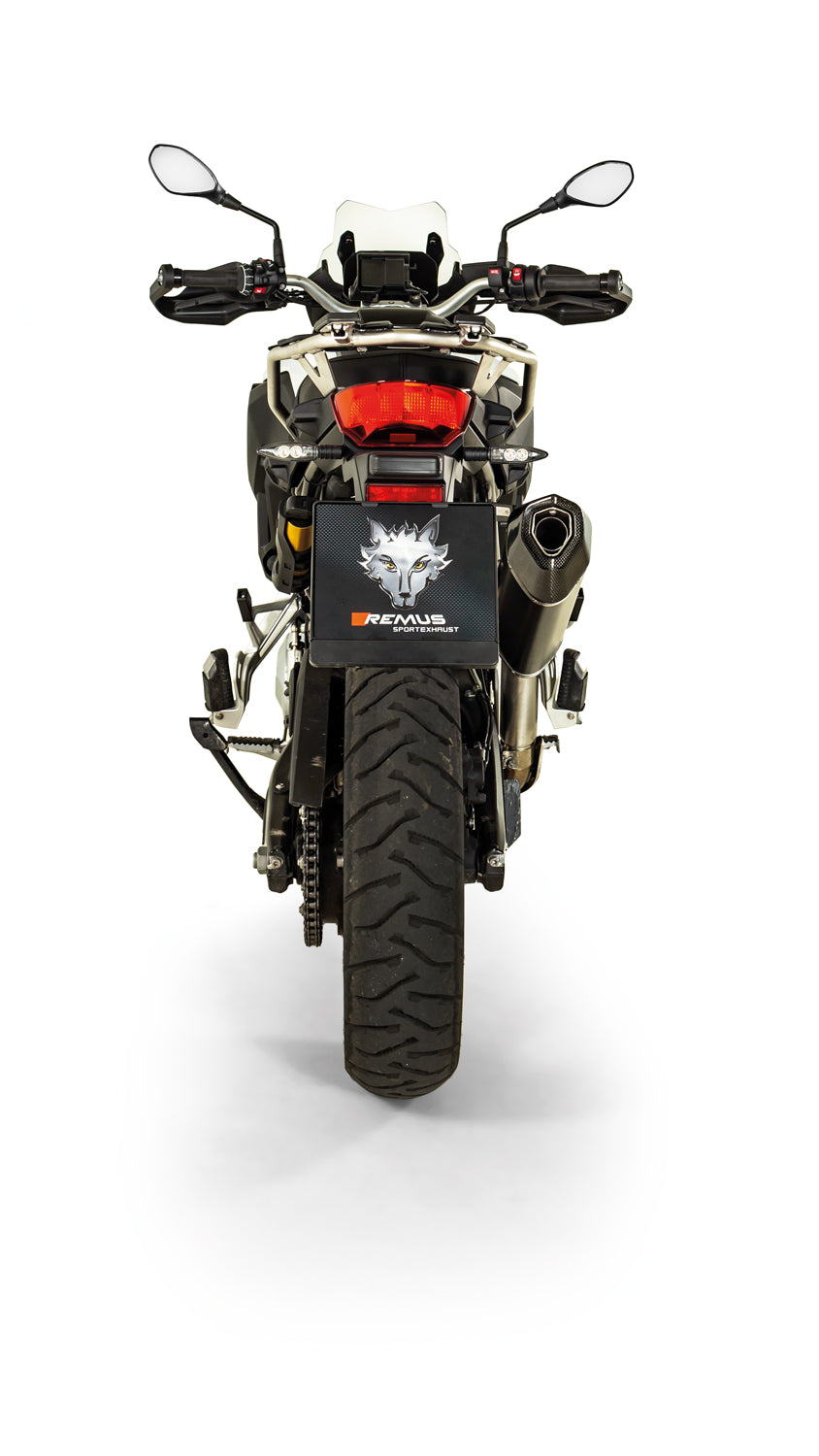 Remus Black Hawk EC approved slip-on for BMW F 850 GS 2018-2022