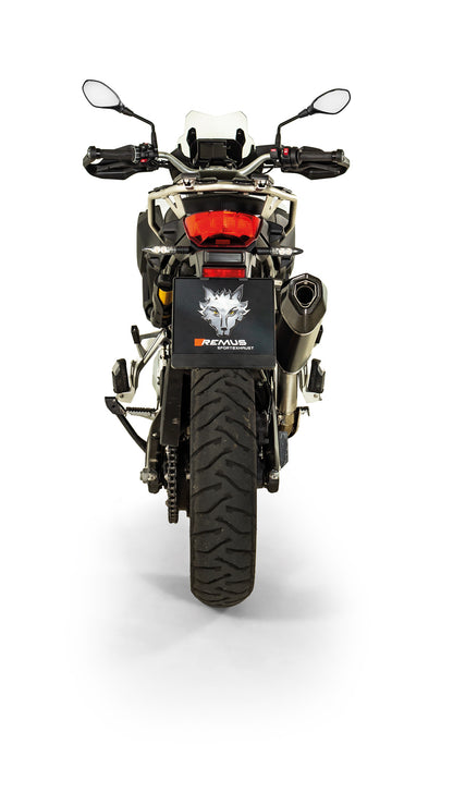 Remus Black Hawk EC approved slip-on for BMW F 850 GS 2018-2022