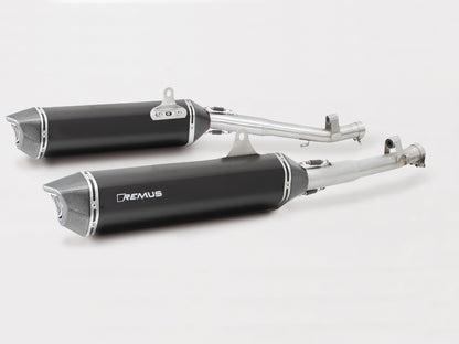 Remus Black Hawk racing slip-on set for BMW K 1600 GT/GTL 2017-2020