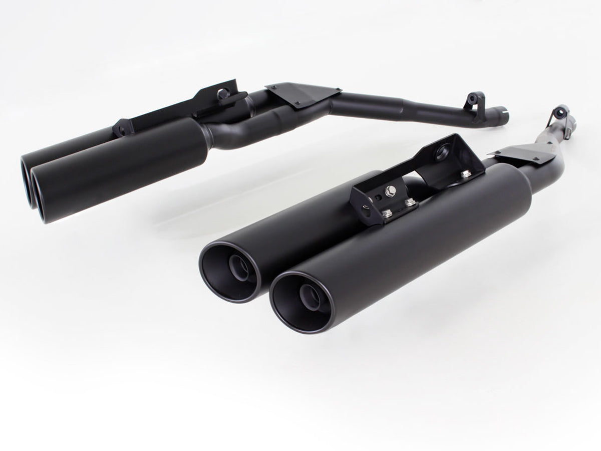 REMUS Quad Exhaust EC approved stainless steel black for BMW K 1600 B 2018-2024