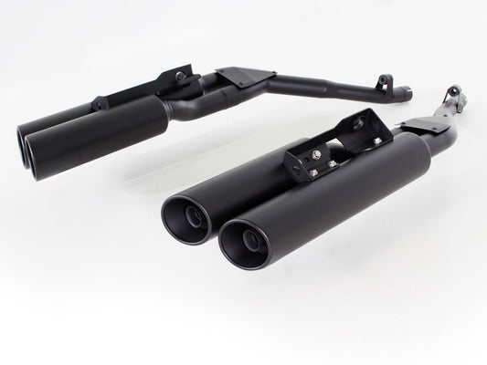 REMUS Quad Exhaust EC approved stainless steel black for BMW K 1600 B 2018-2024