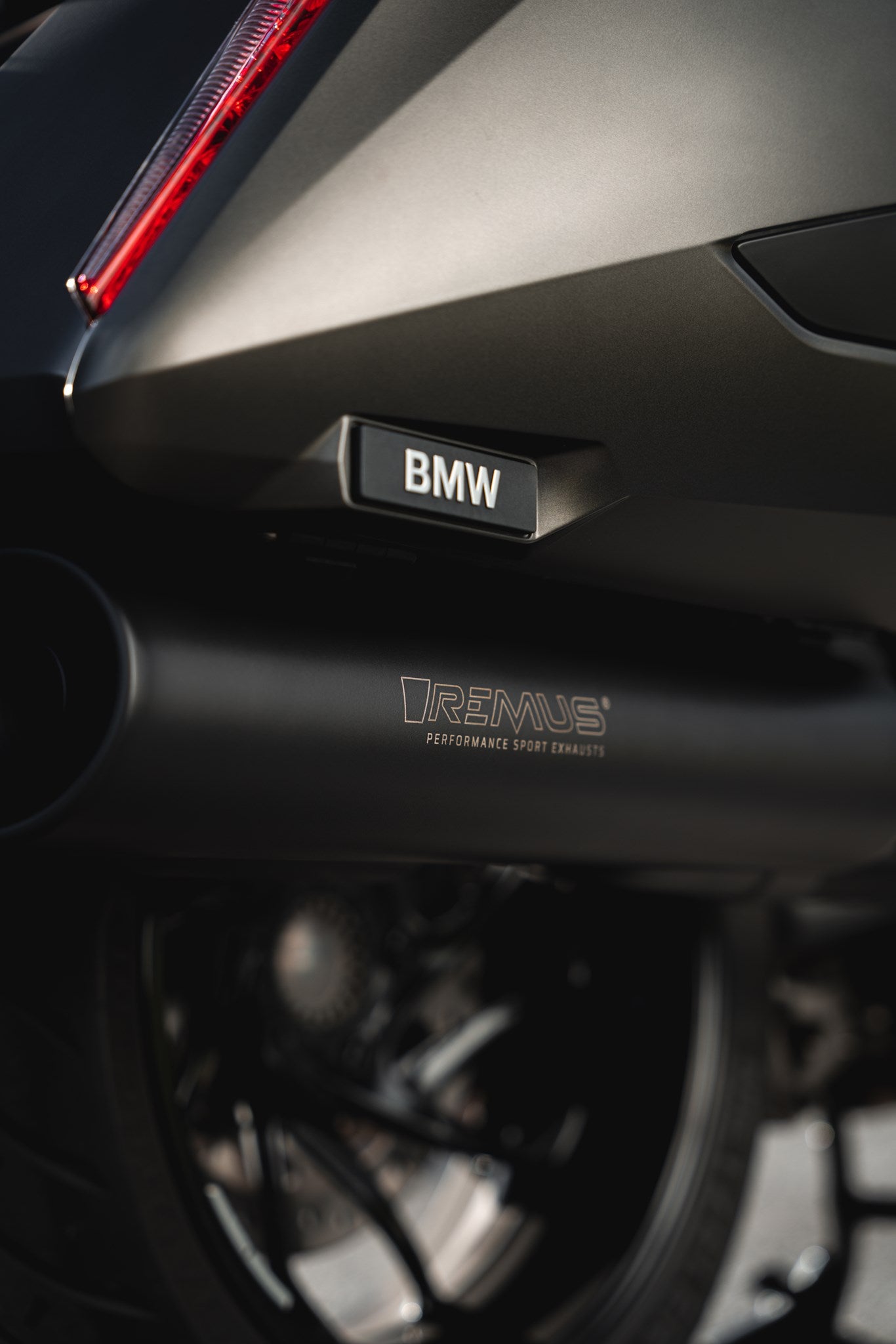 REMUS racing Quad Exhaust stainless steel black for BMW K 1600 B 2018-2024