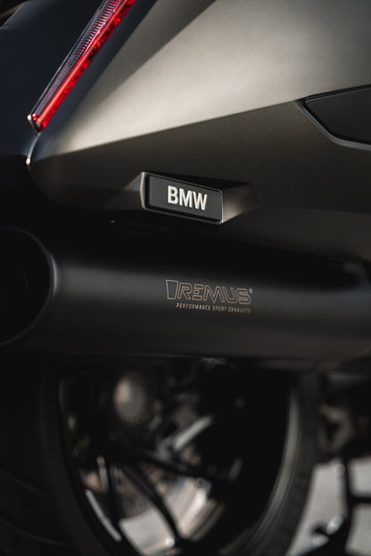 REMUS racing Quad Exhaust stainless steel black for BMW K 1600 B 2018-2024