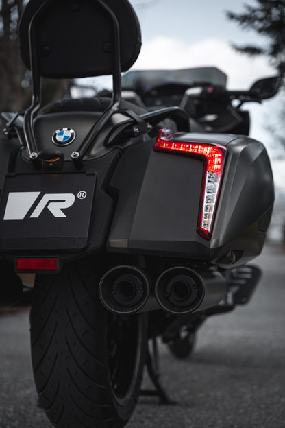 REMUS racing Quad Exhaust stainless steel black for BMW K 1600 B 2018-2024