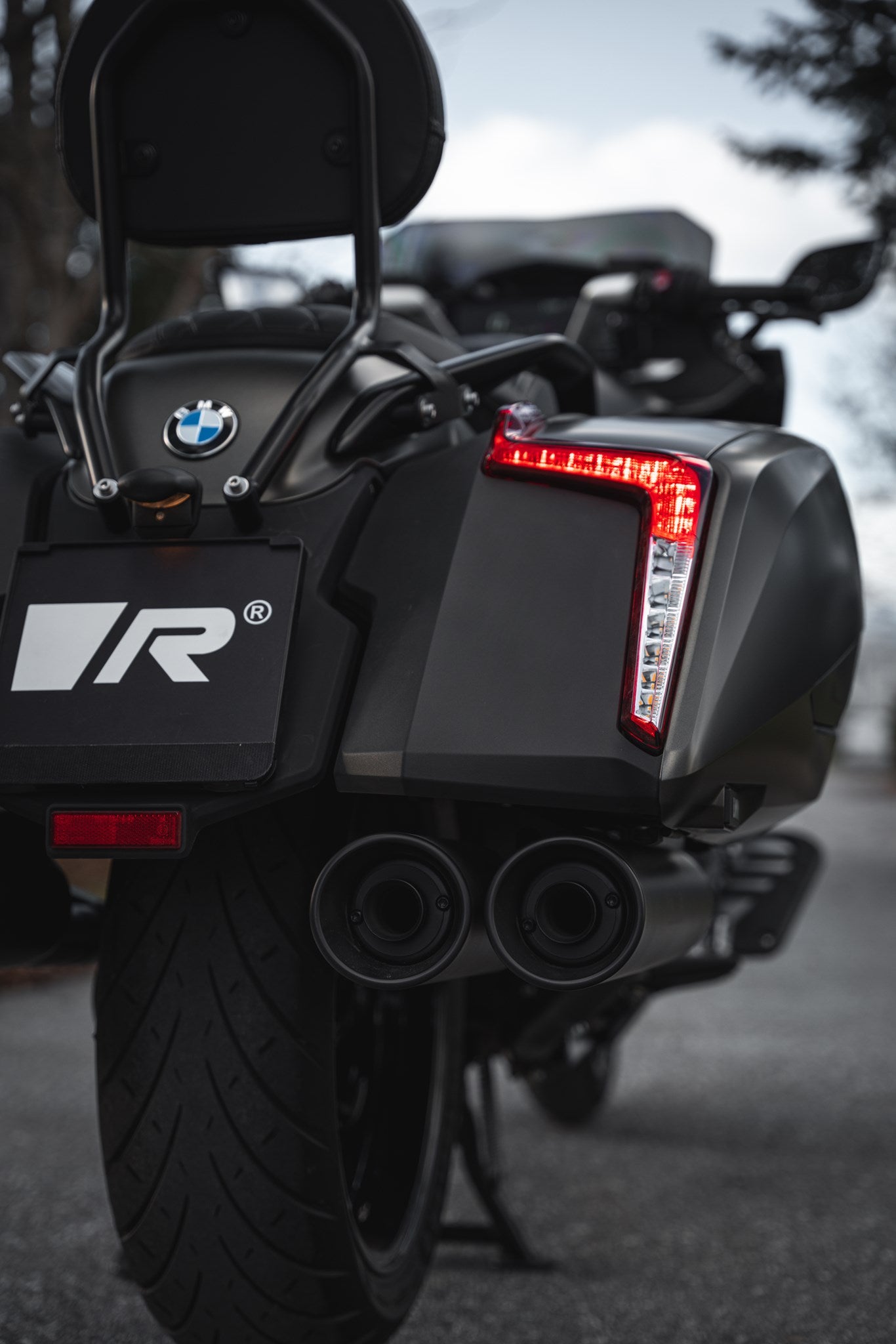 REMUS Quad Exhaust EC approved stainless steel black for BMW K 1600 B 2018-2024