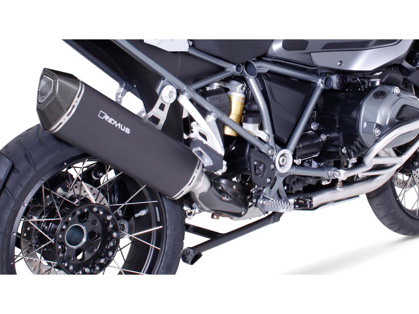 Remus Black Hawk EC approved slip-on for BMW R 1250 GS /ADVENTURE 2019-2023