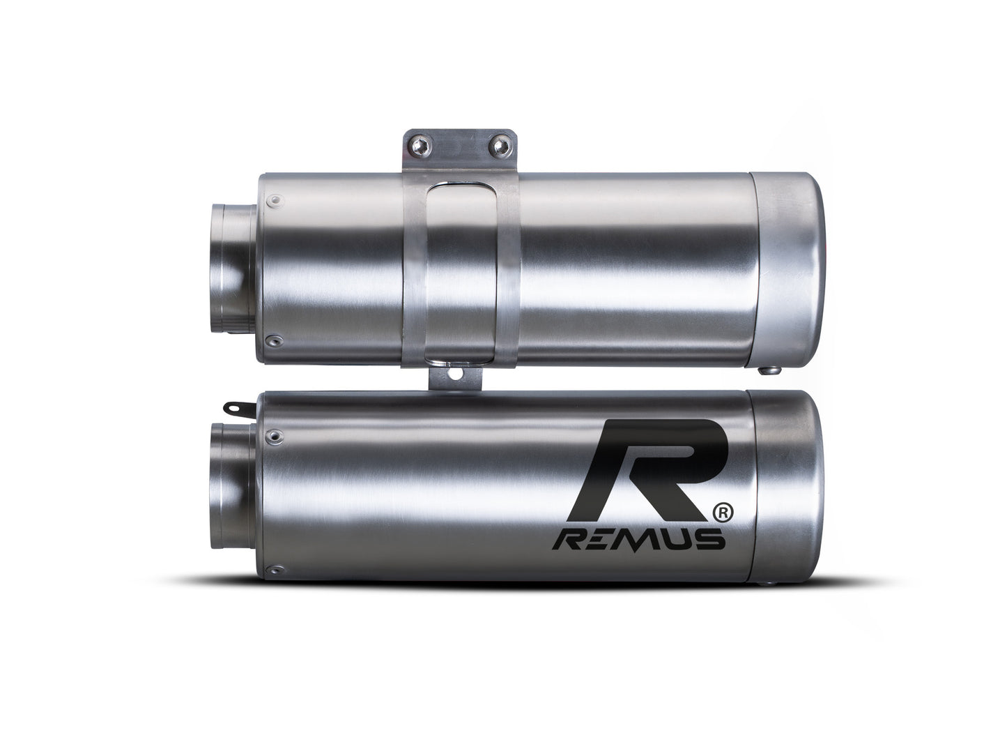 Remus Double Mesh stainless steel brushed homologated slip-on for BMW R NINE-T 2021-2023