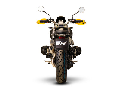 Remus Double Mesh stainless steel brushed homologated slip-on for BMW R NINE-T 2021-2023