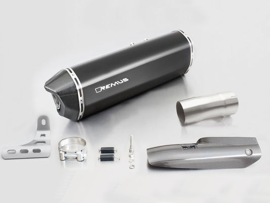 Remus Black Hawk EC approved slip-on for BMW R 1200 R/RS 2017-2018