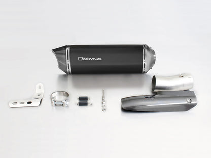 Remus Black Hawk EC approved slip-on for BMW R 1200 R/RS 2017-2018