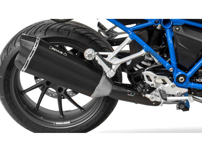 Remus 8 black omologated slip-on for BMW R 1200 R/RS 2017-2018