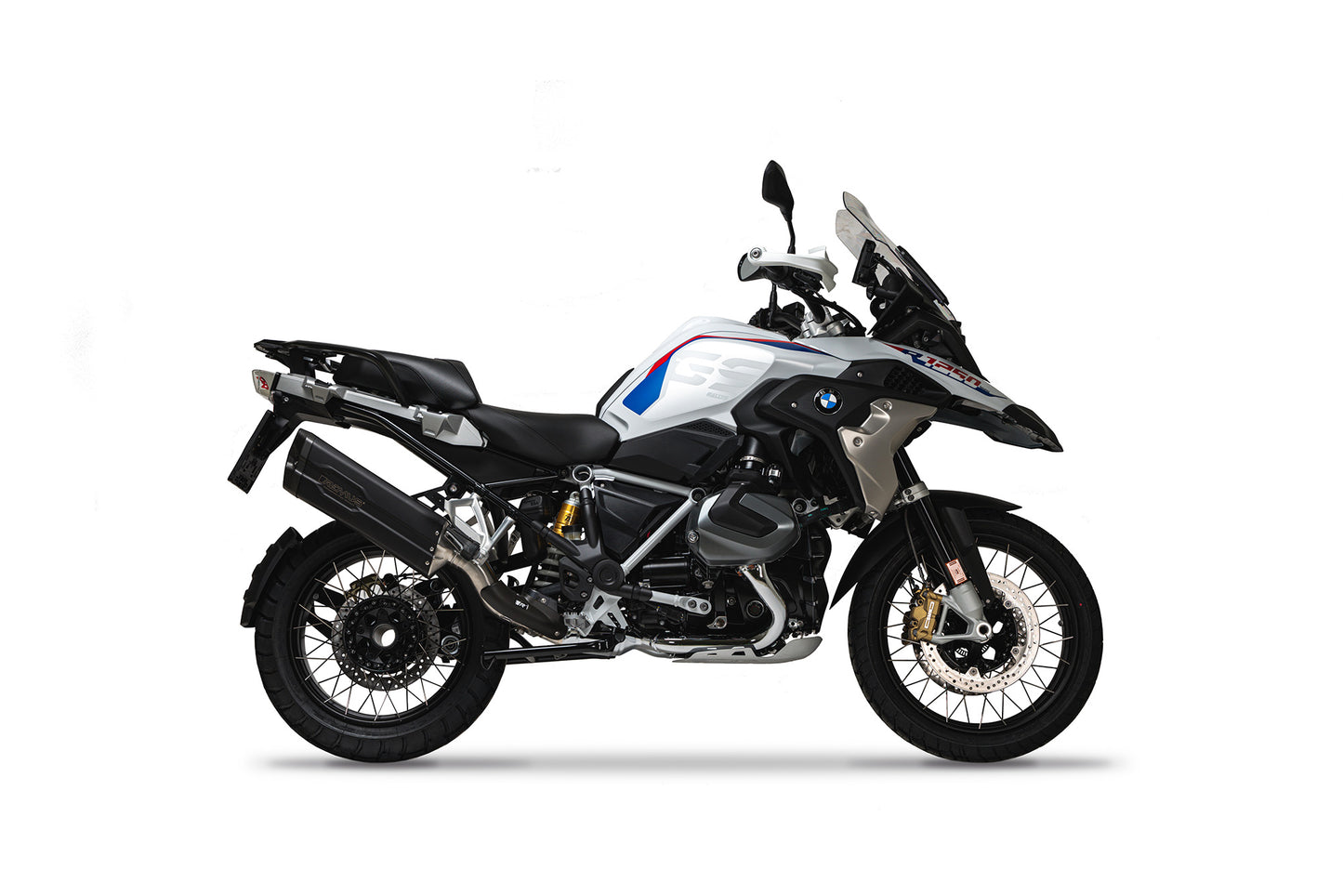 Remus 8 2.0 stainless steel black EC approved slip-on for BMW R 1250 GS /ADVENTURE 2019-2023