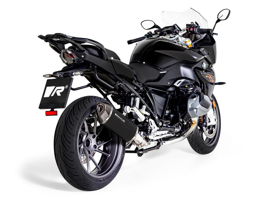 Remus Black Hawk EC approved slip-on for BMW R 1250 R/RS 2019-2023