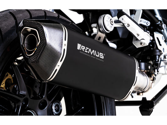 Remus Black Hawk racaing slip-on for BMW R 1250 R/RS 2019-2023