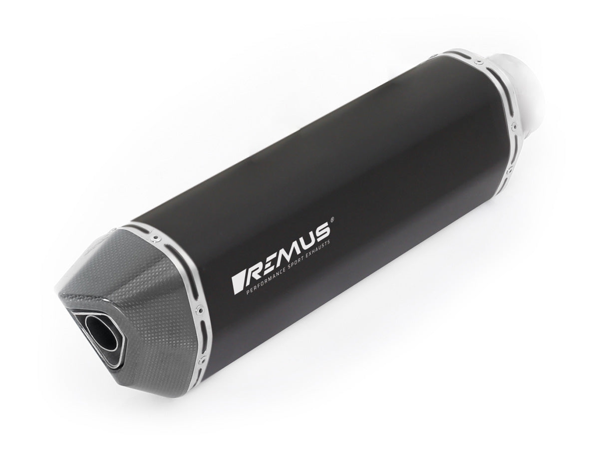 Remus Black Hawk EC approved slip-on for BMW R 1250 R/RS 2019-2023