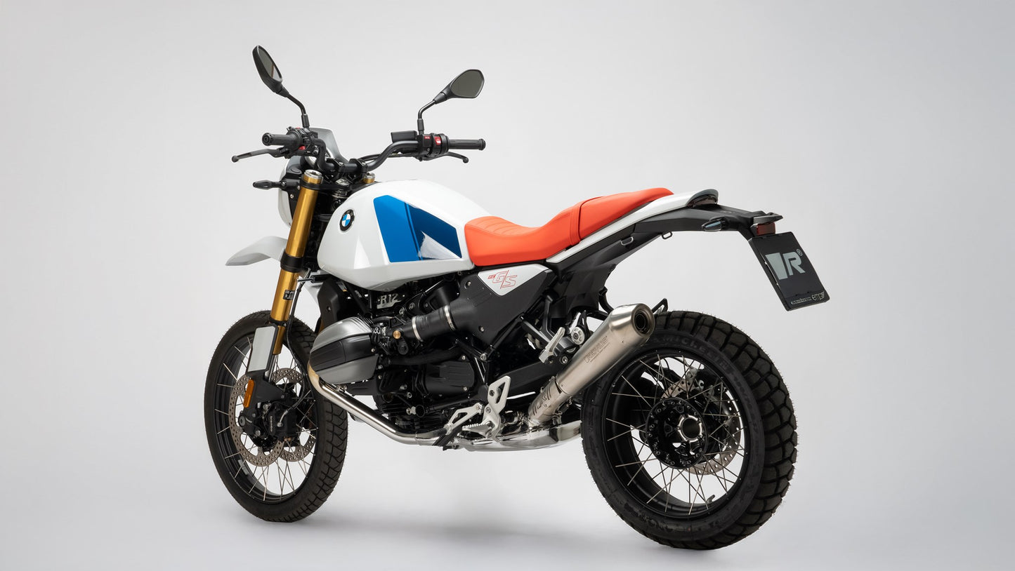 Remus Powercone stainless steel matt racing slip-on for BMW R 12 G/S 2025