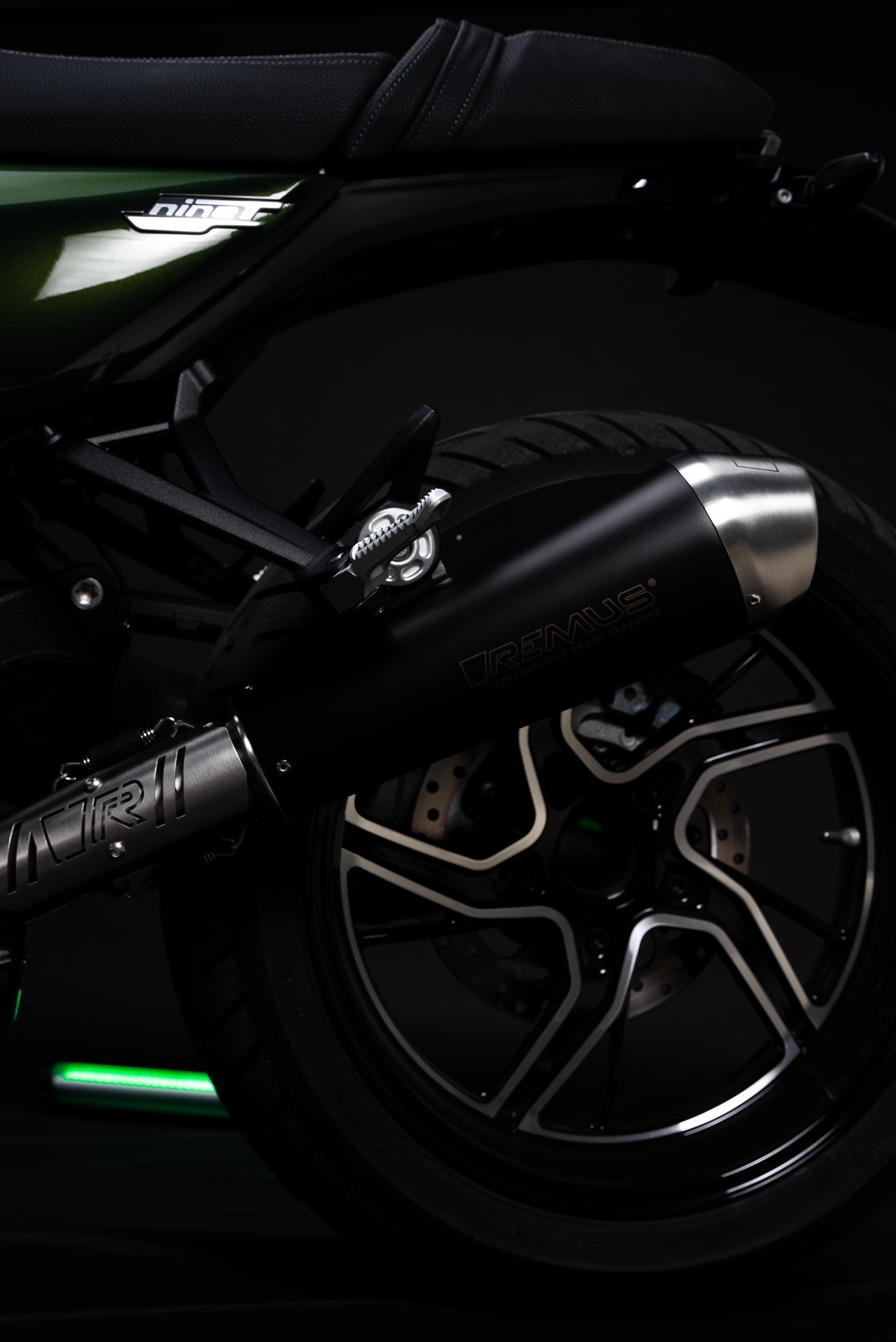 Remus Powercone stainless steel black EC- approved slip-on for BMW R 12 G/S 2025