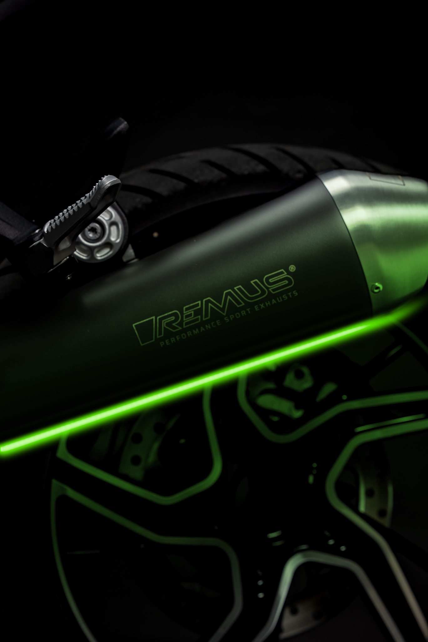 Remus Powercone stainless steel black EC- approved slip-on for BMW R 12 G/S 2025