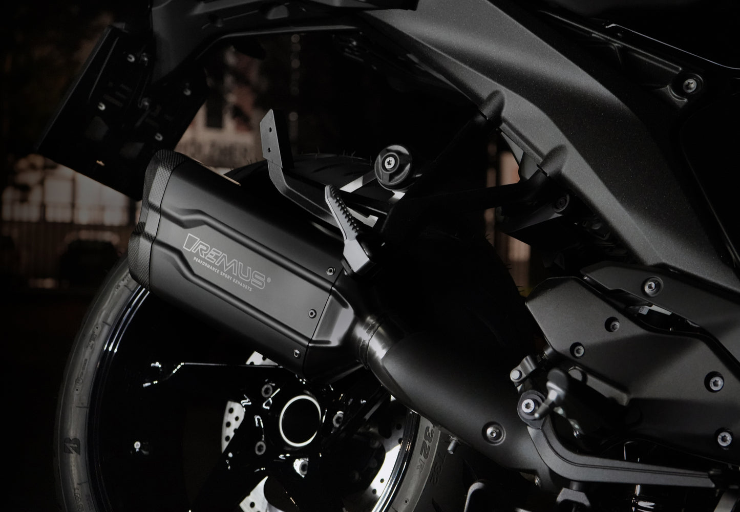 Remus 8 2.0 stainless steel black EC approved slip-on for BMW R 1300 RS 2025