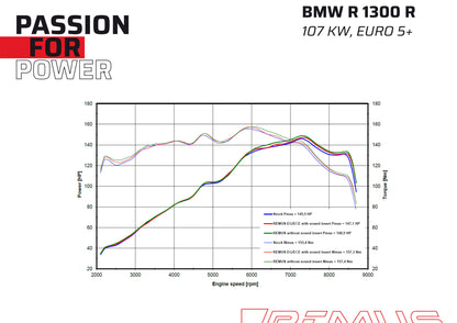 Remus 8 2.0 stainless steel matt EC approved slip-on for BMW R 1300 RS 2025