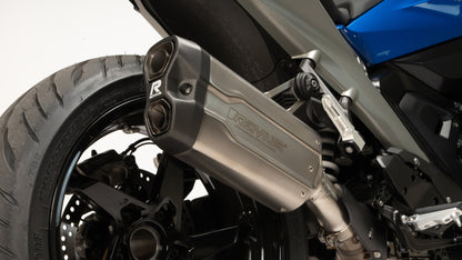 Remus 8 2.0 stainless steel matt racing slip-on for BMW R 1300 RS 2025