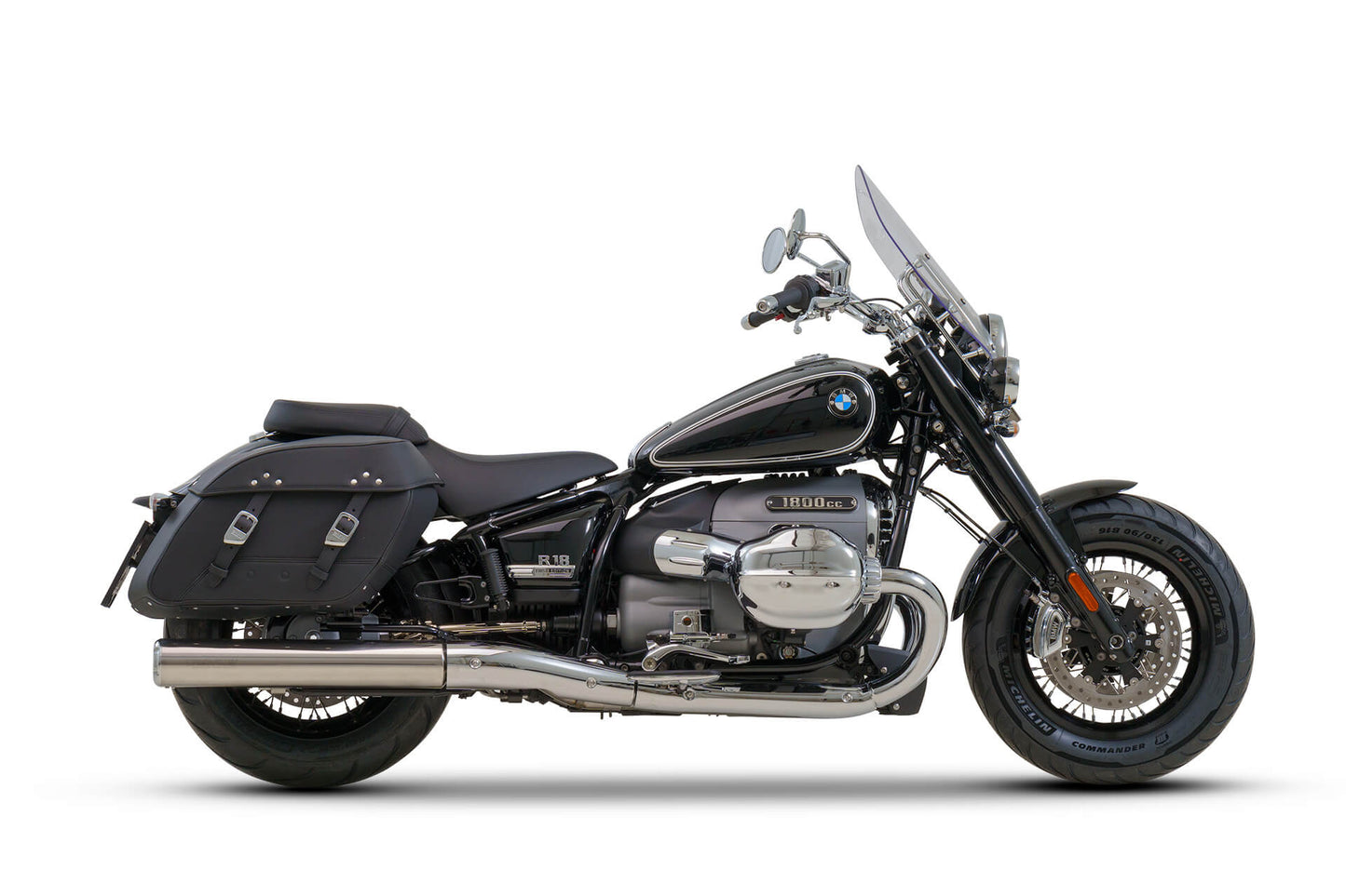 Remus Custom stainless steel chrome slip-ons set racing for BMW R18 CLASSIC/V/TRANSCONTINENTAL 2021-2025