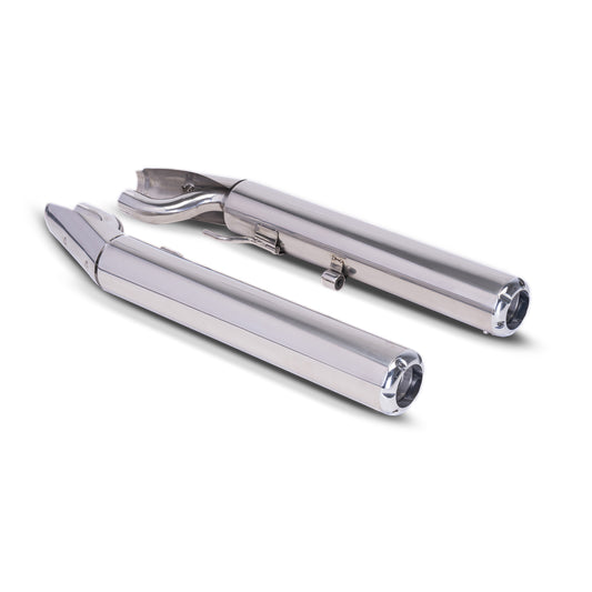 Remus Custom stainless steel chrome slip-ons set EC approved for BMW R18 2021-