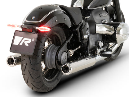 Remus Custom stainless steel chrome slip-ons set EC approved for BMW R18 2021-