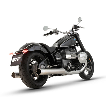 Remus Custom stainless steel chrome slip-ons set EC approved for BMW R18 2021-