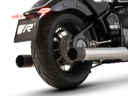 Remus Custom stainless steel chrome slip-ons set EC approved for BMW R18 2021-